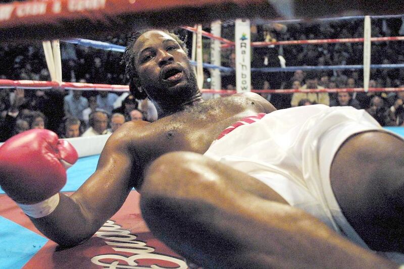 Lennox Lewis, seen in this 2001 picture, has not fought in a decade. AFP