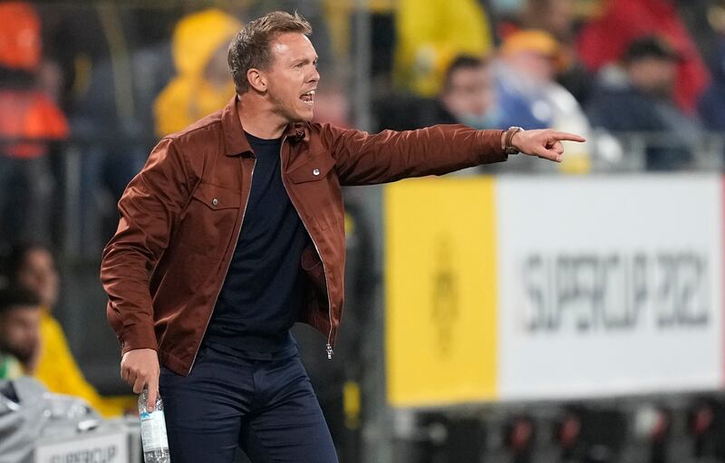 Bayern manager Julian Nagelsmann.