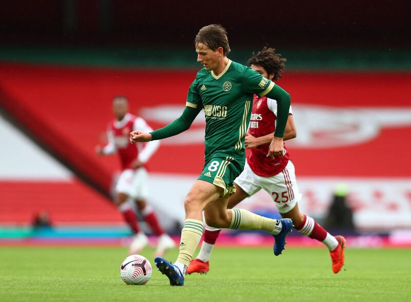 Sander Berge - 6: Norwegian midfielder was booked for after catching Aubameyang with his follow-through in a first-half tackle. Some incisive passes right at the death as his team chased a point. AFP