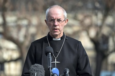 Archbishop of Canterbury, Justin Welby, says political point-scoring has ramped up tensions over Brexit. AFP