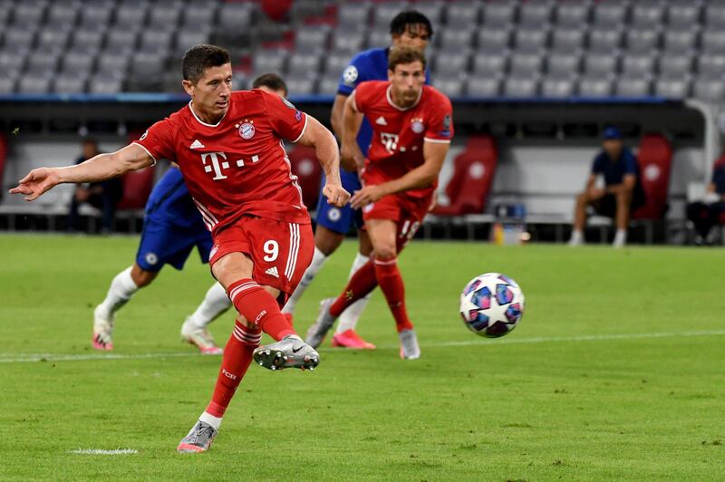 Robert Lewandowski – 10. Won and converted the penalty for the opening goal. Set up the second for Pulisic and provided the cross for Tolisso to score Bayern’s third. Then buried a header for Bayern’s fourth, his second on the night and 53rd of the season. Staggeringly, was involved in all seven goals (three scored, four assisted) over the tie. A cut above every other player on the pitch. As usual. PA
