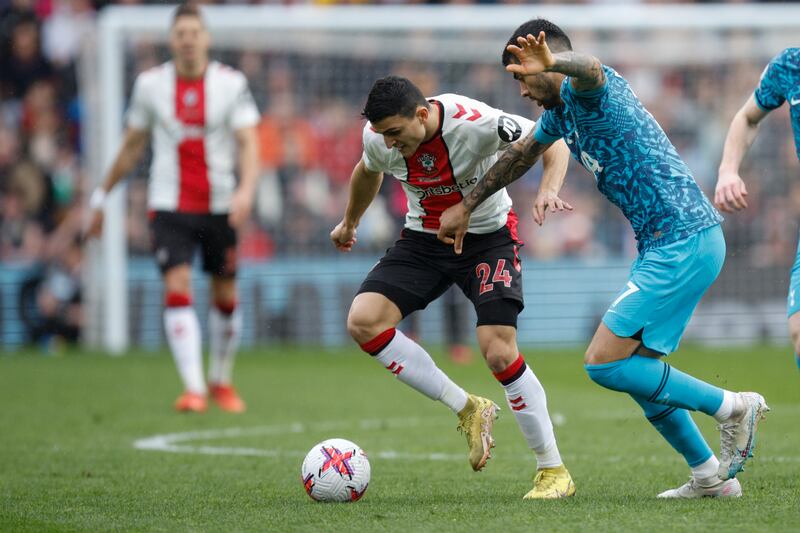 Mohamed Elyounoussi - 7 Skipped past three challenges and set up Perraud for a cross in the 15th minute. Linked up well with Perraud on the left-hand side to cause Tottenham problems. AP