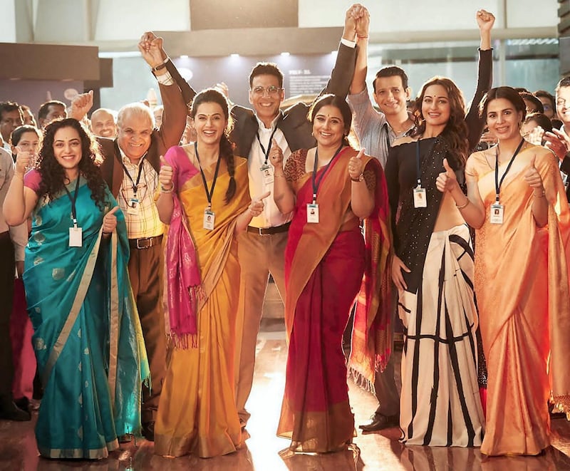 ‘Mission Mangal’, which is inspired by Isro’s Mars Orbiter Mission, boasts a powerhouse female cast. Courtesy Fox Star Hindi