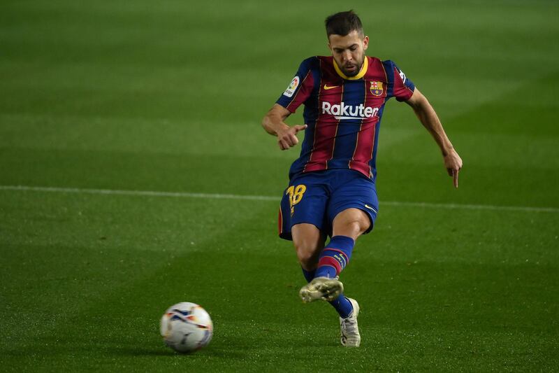 Jordi Alba, 6 - As expected, the left-back looked to press at every opportunity and tested Aitor Fernandez with ambitious effort, but he was occasionally caught out of position and was nowhere to be seen as Gomez went close in the first-half. AFP