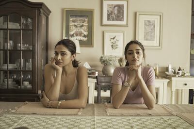Deepika Padukone and Ananya Panday play cousins in the film. Photo: Amazon Studios