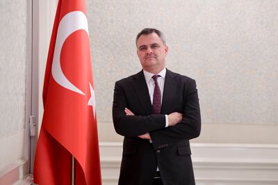Tugay Tuncer, Turkey’s ambassador to the UAE said one field hospital that the UAE has sent will go to Hatay.  Khushnum Bhandari / The National
