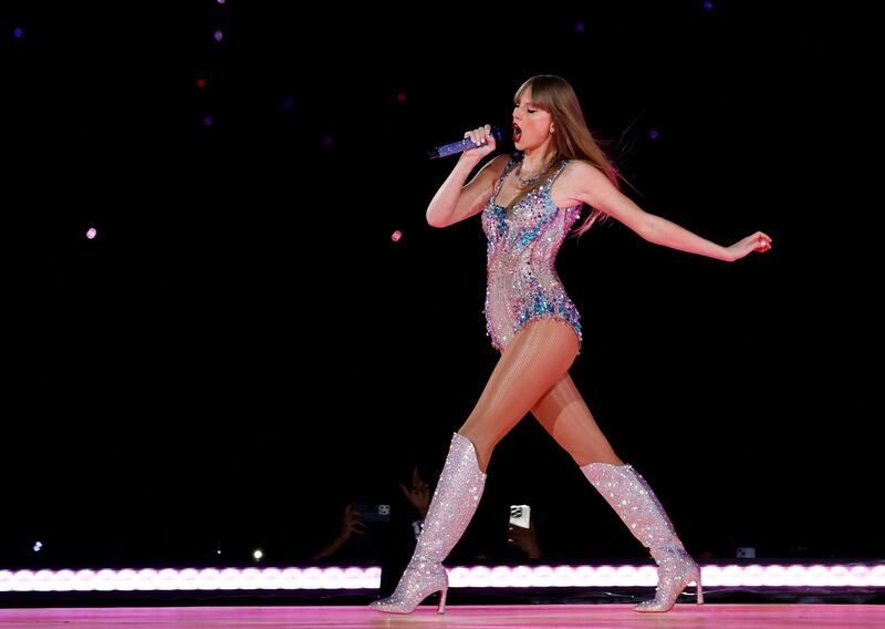 A Taylor Swift tribute concert is taking place in Dubai. Photo: Reuters