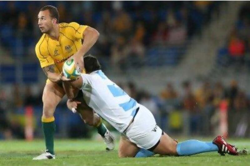 Quade Cooper is reportedly unhappy with the environment in the Australia team. Chris Hyde / Getty Images