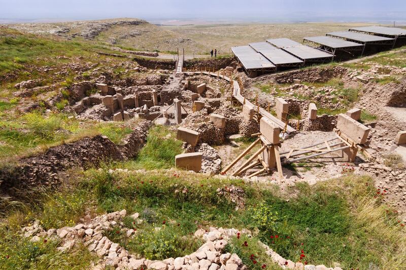D0WT1X Archaelogical site of Gobekli Tepe, the oldest known human-made religious structure. Sanliurfa, Southeast Turkey. Luis Dafos / Alamy Stock Photo
