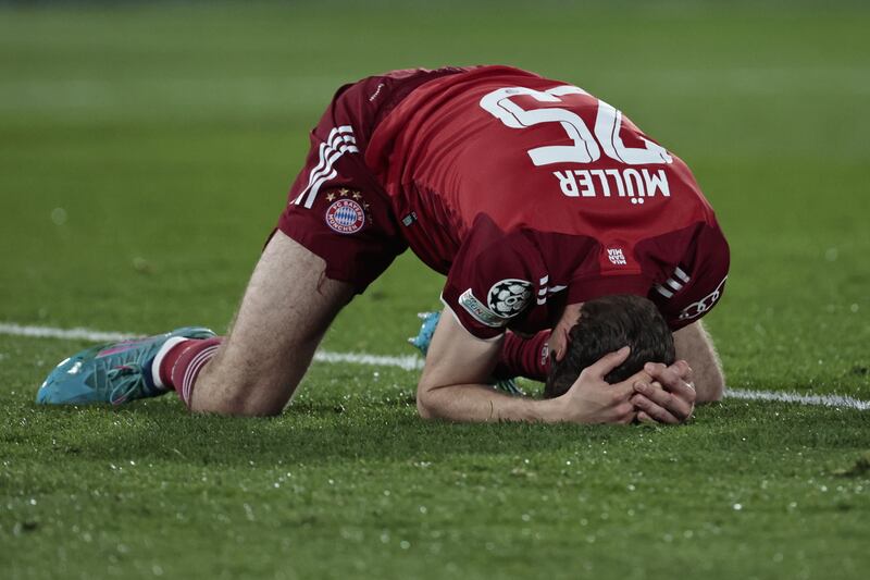 Bayern's Thomas Muller. EPA