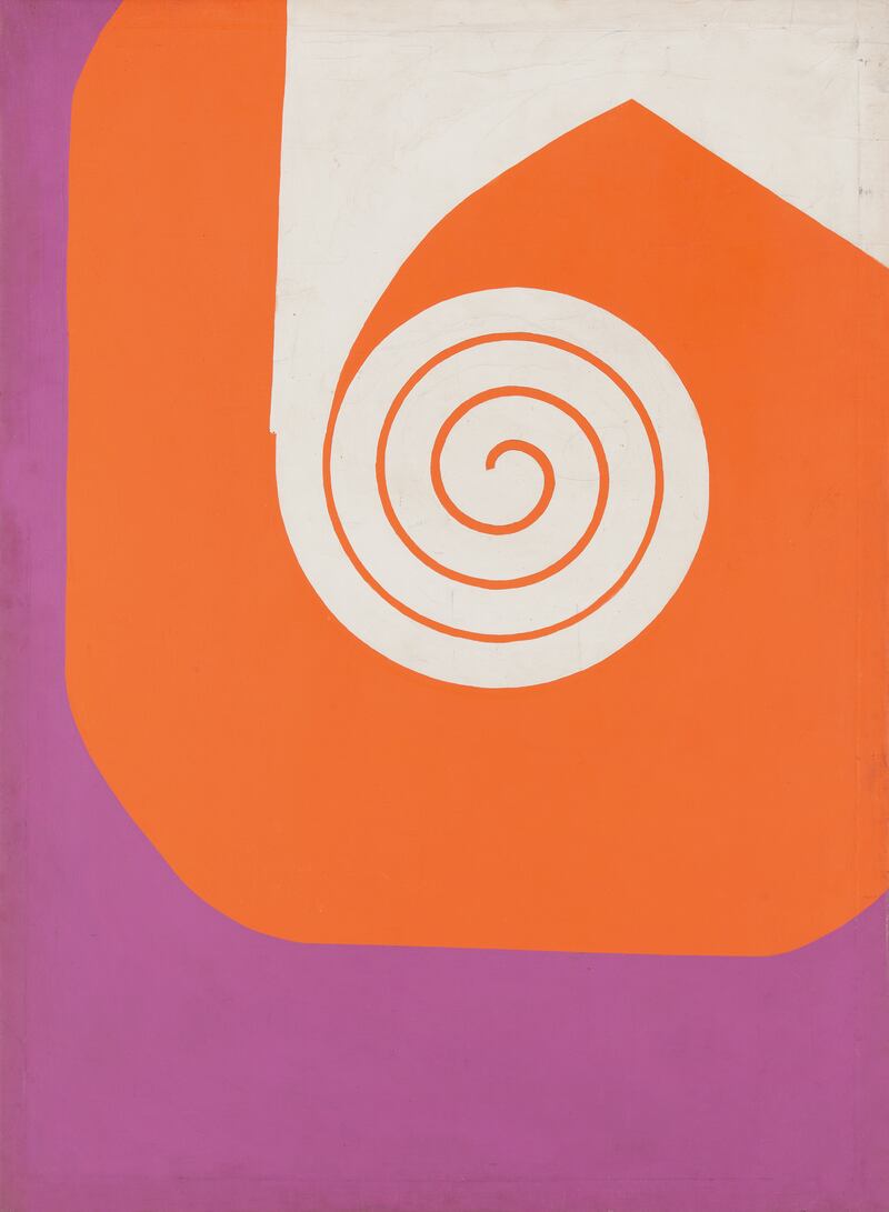 Popular understanding of the Casablanca Art School has been dominated by three figures, but this meticulously researched show extols other artists of the period, such as Mohamed Ataallah, with his vivid Composition, Tanger from c.1965. Photo: Mohamed Ataallah Estate / Private Collection, Marrakesh