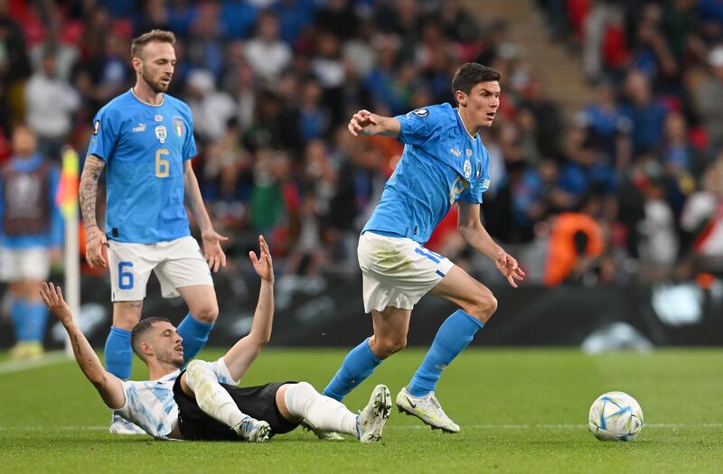Matteo Pessina – 4. The Atalanta midfielder struggled in the midfield battle, and he was often forced into deeper positions than he would have liked. Getty Images