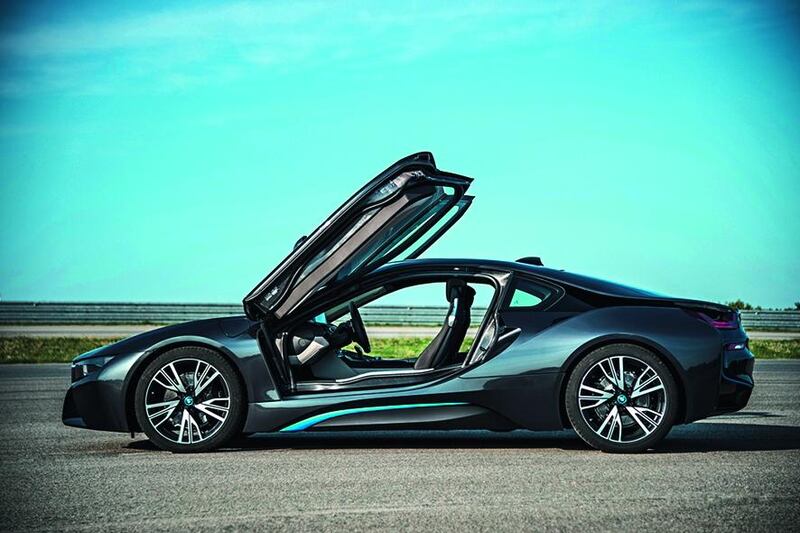 BMW’s i8 will be a star at the Dubai International Motor Show. Courtesy of BMW