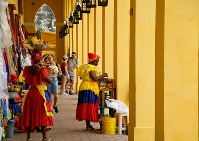 Bright colours and Caribbean vibes abound in Colombia's Cartagena. Photo: Ricardo Gomez Angel / Unsplash 