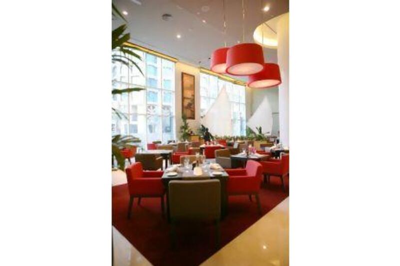 Porto Bello restaurant at the Grand Millenium Al Wahda, Abu Dhabi. Fatima Al Marzouqi/ The National