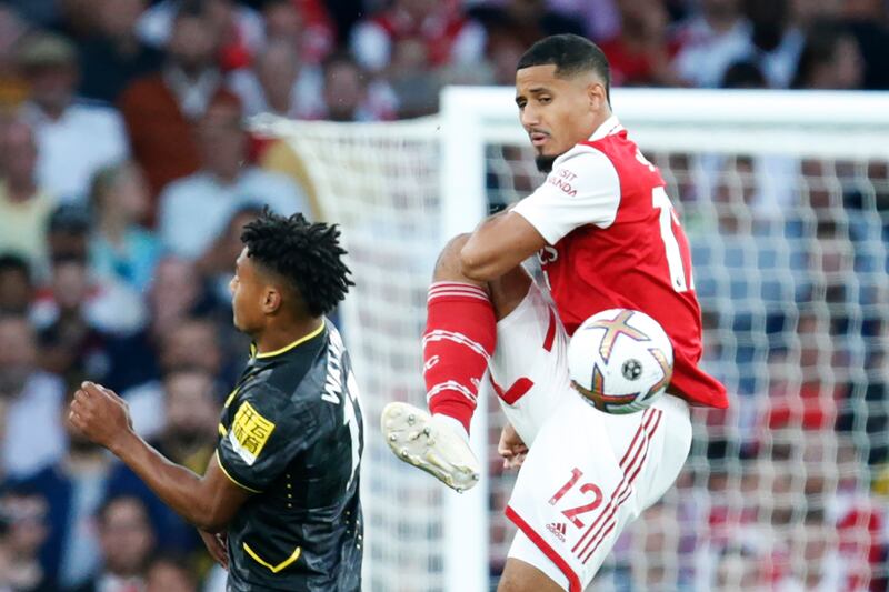 William Saliba 6 - Looked exposed on occasion and was probably the weak link in the Arsenal defence. Has enjoyed a fantastic start to the season, but struggled to deal with Watkins. Will be interesting to see how he fares against more physical strikers. 

AP