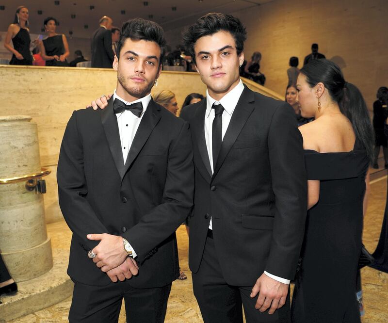 NEW YORK, NEW YORK - JUNE 05: Ethan Dolan and Grayson Dolan attend the 2019 Fragrance Foundation Awards at the David H. Koch Theater at Lincoln Center on June 05, 2019 in New York City.   Sean Zanni/Getty Images for The Fragrance Foundation/AFP