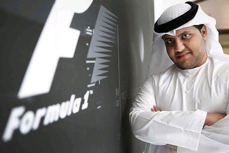 Mohamed Al Shateri is one of several Emiratis who have dedicated time to volunteer as marshals for the Abu Dhabi Grand Prix.