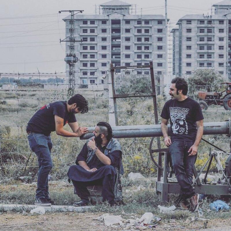 Hassan Amin, Basim Usmani and Sheraz Ahmed hope to shake up Pakistan’s musical landscape with the Dead Bhuttos. Courtesy Dead Bhuttos. 