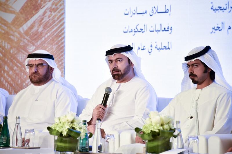 Mohammed Al Gergawi, Minister of Cabinet Affairs and the Future, said that Year of Giving initiatives would take place nationwide based on a timeline set by each emirate. Courtesy Public Diplomacy Office