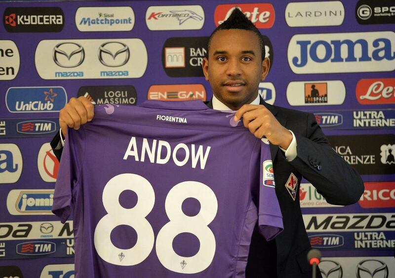 Fiorentina's new Brazilian midfielder Luis Anderson. EPA