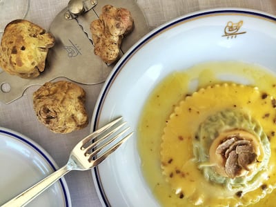 A classic Cipriani ravioli dish. Courtesy Cipriani 