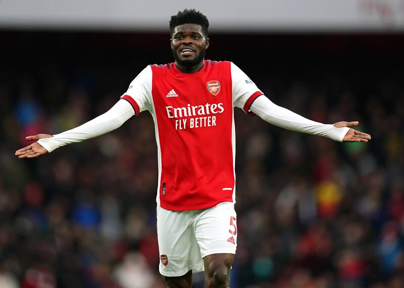 Thomas Partey - 7: Ghanian midfielder Curled strike from outside of box just wide of target in 19th minute. Kept things simple in middle of park. PA