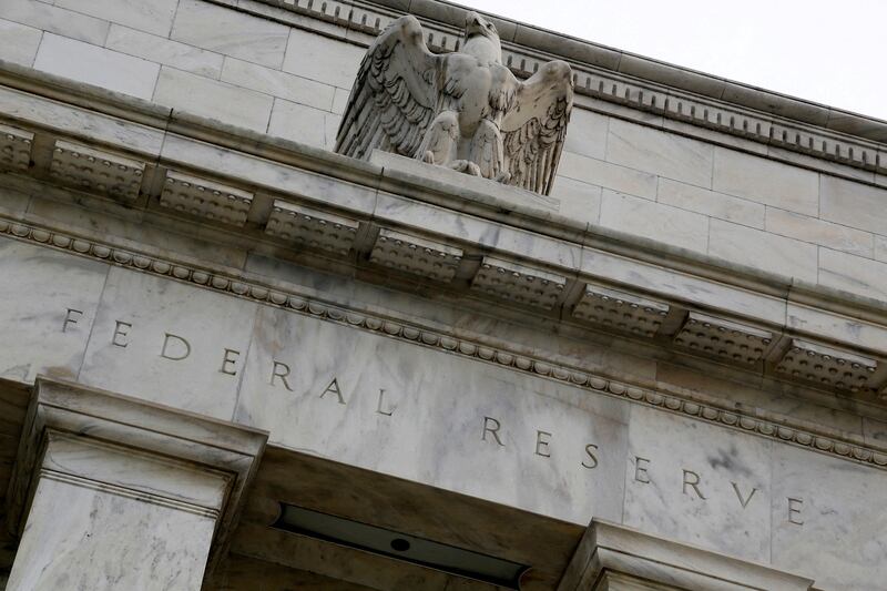 The US Federal Reserve building in Washington. The Fed has aggressively increased interest rates since March last year to tame inflation. Reuters