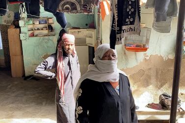 Nusra Al Obeid, 60, has lived in the Gaza refugee camp at Jerash, Jordan since the 1970s. Amy McConaghy / The National