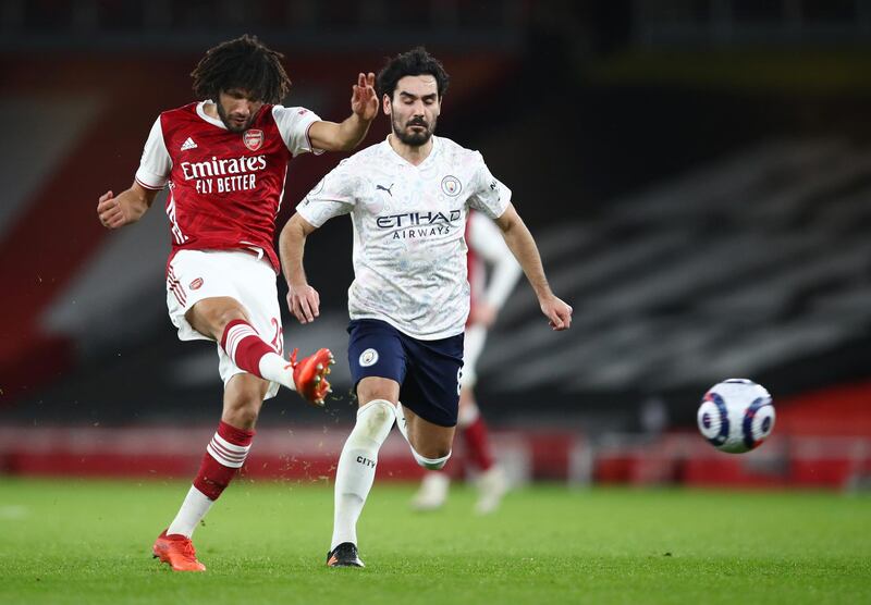 Mohamed Elneny 6 – Did his best to curb City’s advances and did well to keep going when it looked like he might be overrun in the opening exchanges. Solid, but not spectacular. Getty