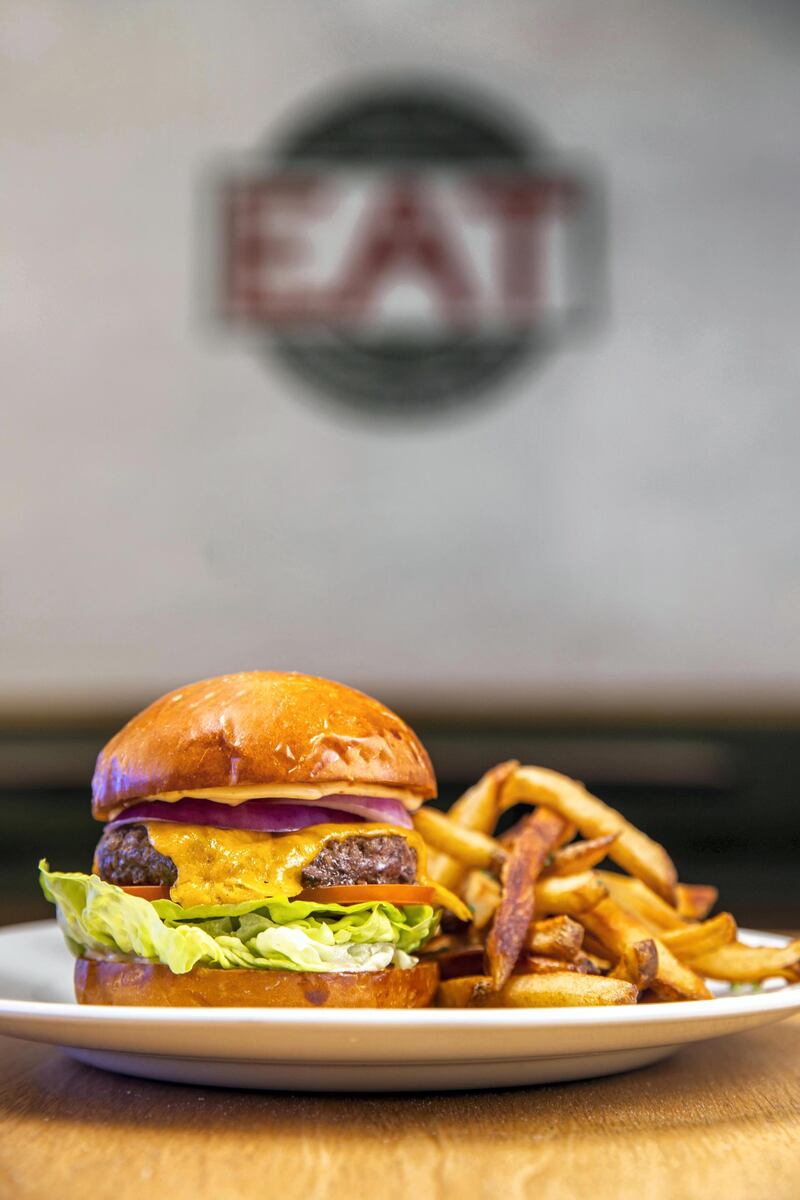 The 'Dubai Mall' burger at Clinton St Baking Company