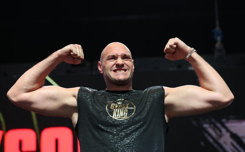 File photo dated 21-02-2020 of Tyson Fury. Issue date: Saturday April 10, 2021. PA Photo. Tyson Fury has revealed there are “three or four big offers on the table” for his fight with Anthony Joshua. See PA story BOXING Fury. Photo credit should read Bradley Collyer/PA Wire.