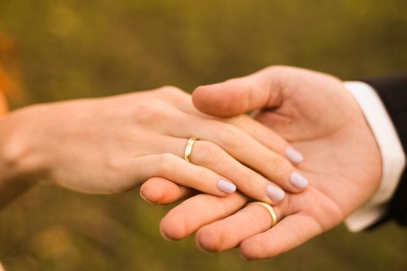 Wedding rings. Getty Images