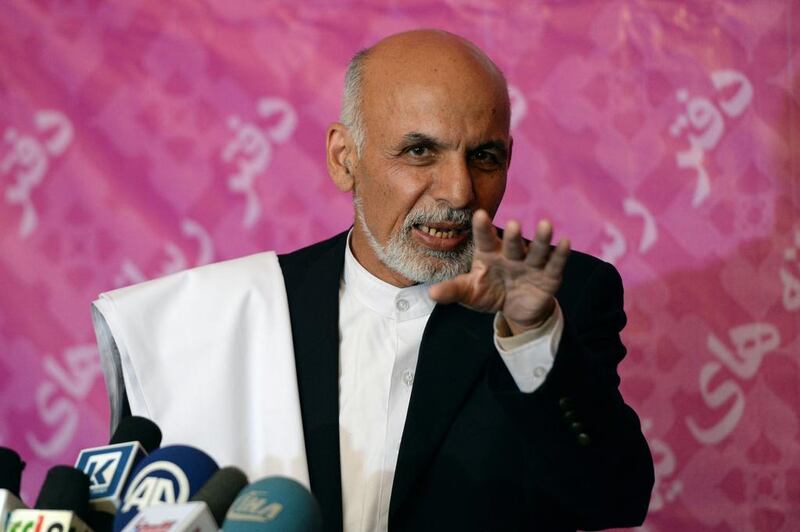 Afghan president Ashraf Ghani is trying to build a stable and prosperous country. Wakil Kohsar / AFP