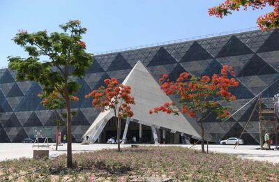 A checkout tour to finalize the museum show at the Grand Egyptian Museum. Courtesy Egypt's Ministry of Tourism and Antiquities