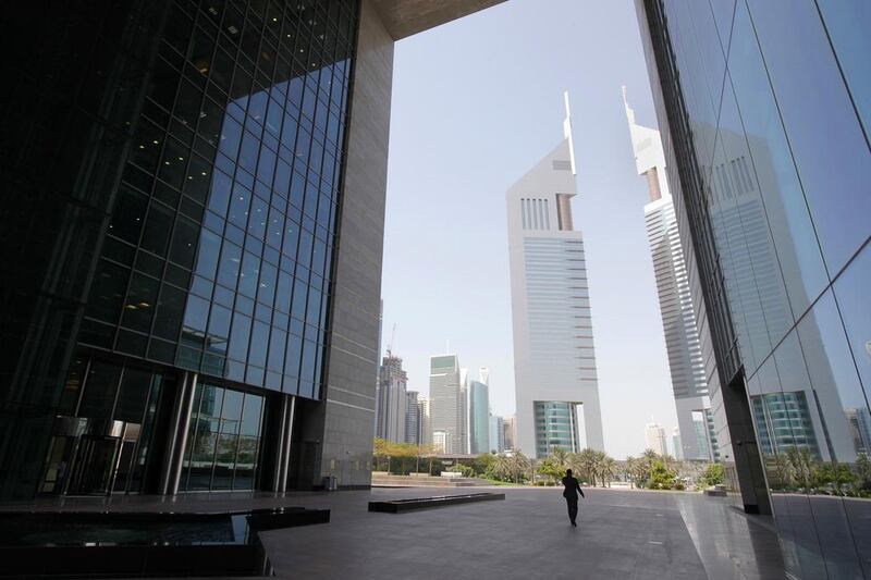 The Dubai International Financial Centre. The UAE topped LinkedIn's study into countries attracting migrating professionals. Jaime Puebla / The National