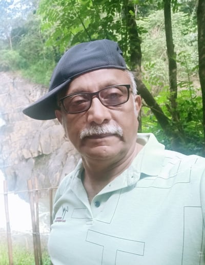 Padiyeri Radhakrishnan, 73, was the victim of a cyber crime when he received a call from what he thought was a friend in Dubai asking for help with an emergency. Photo: Padiyeri Radhakrishnan