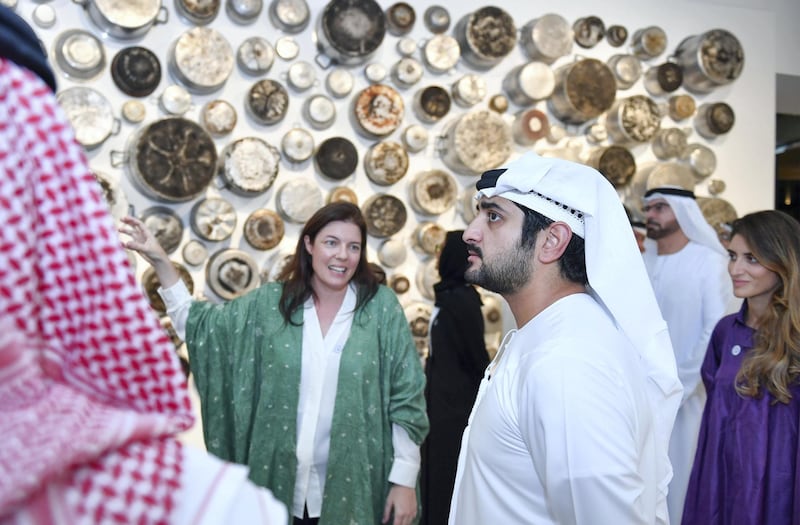 Sheikh Maktoum bin Mohammed bin Rashid Al Maktoum, Deputy Ruler of Dubai inaugurated Jameel Arts Centre, Dubai’s first contemporary arts museum. The Centre is located at Jaddaf Waterfront, one of Dubai Holding’s iconic mixed-use destinations, located along the banks of the Dubai Creek. Dubai Media Office / Wam