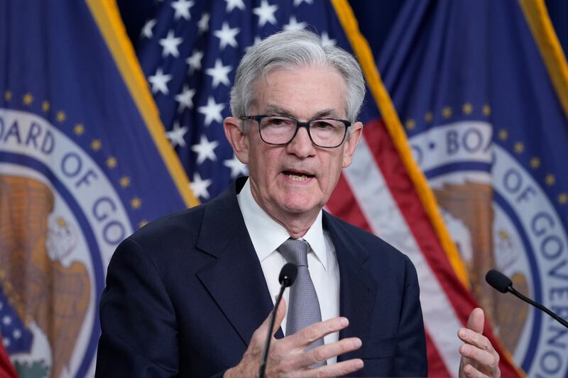 'In light of the uncertainties and risks and how far we have come, the committee is proceeding carefully,' Federal Reserve Chairman Jerome Powell said. AP