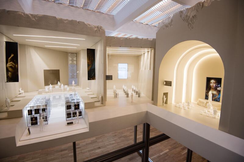 The Salvator Mundi Experience by Simon Fujiwara and David Kohn Architects. Courtesy Whitechapel Gallery