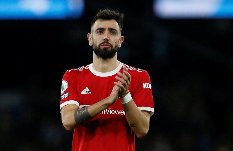 Manchester United's Bruno Fernandes has extended his contract with the club. Reuters