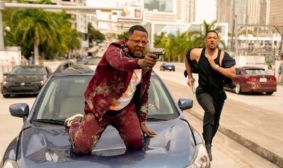 Despite nearly 30 years passing since the release of the first Bad Boys film, the chemistry between Martin Lawrence and Will Smith is more palpable than ever. Photo: Columbia Pictures