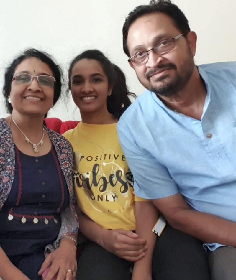 Ananth Ramakrishnan and his daughter Priyesha spent about 40 hours on air and road travel across four cities and two countries to get from India to Dubai via London. UAE residents stuck in India have spent thousands of dirhams as they attempt to return to jobs and family since India has not resumed regular passenger flights to the Emirates amid the coronavirus outbreak. Courtesy: Ananth Ramakrishnan 