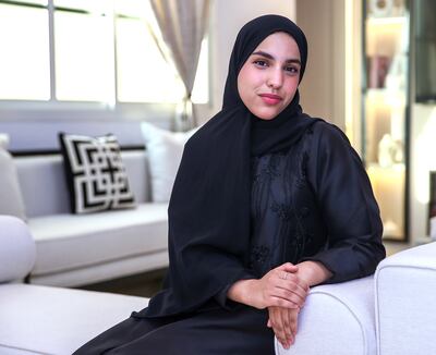 Emirati student Fatima Al Jneibi said a summer programme in advanced maths with IIT-Delhi staff in Abu Dhabi is helping her grasp concepts and also prepare for university entrance examinations. Victor Besa / The National