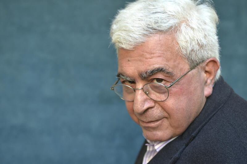 PARIS, FRANCE - SEPTEMBER 24. Lebanese writer Elias Khoury poses during a portrait session on September 24, 2013 in Paris, France.  (Photo by Ulf Andersen/Getty Images)
