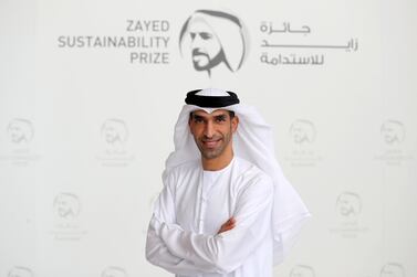 Dr Thani Al Zeyoudi said the UAE's leaders had provided a platform to move towards a more sustainable future, in line with the vision of Founding Father, Sheikh Zayed. Chris Whiteoak/The National  