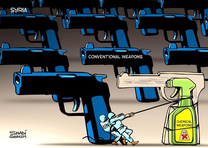 Cartoon by Shadi Ghanim (11/11/2013)