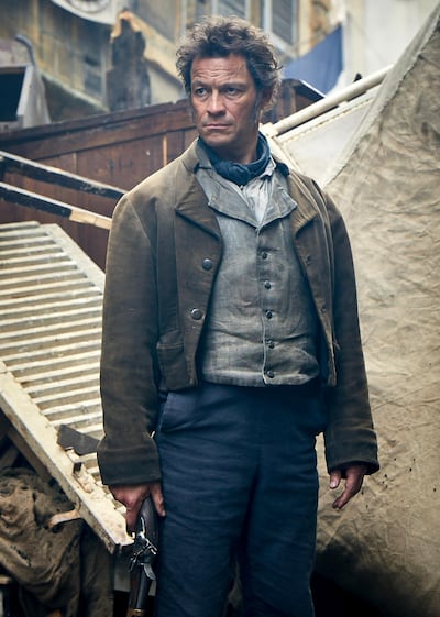 Dominic West plays Jean Valjean in the modern retelling of Victor Hugo's novel. Courtesy Lookout Point/BBC Studios