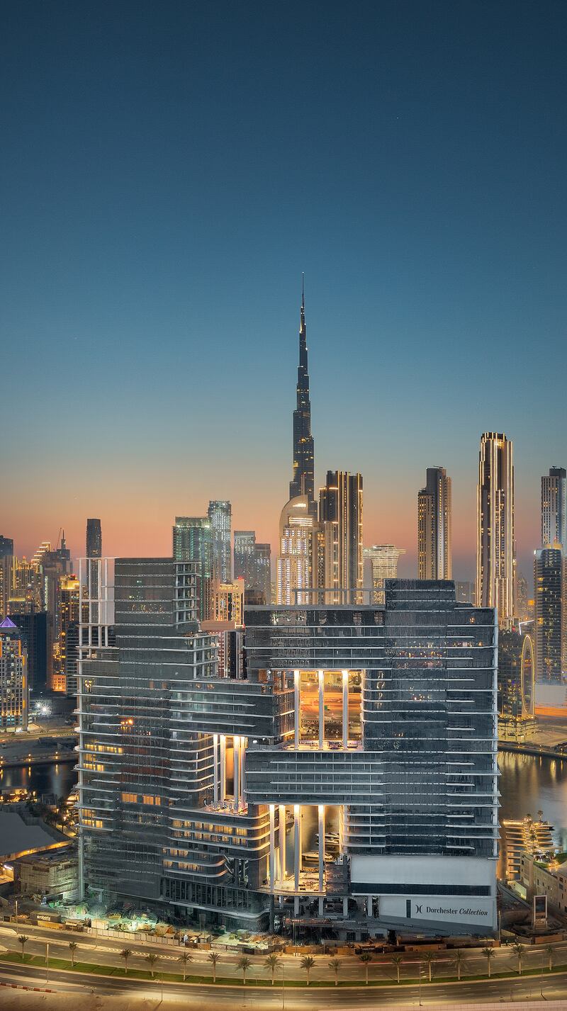 The luxury property will offer views of Burj Khalifa.
