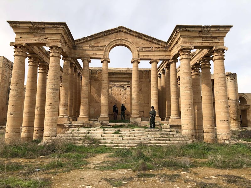 Temple of Maran in Hatra, Iraq. Courtesy ISMEO